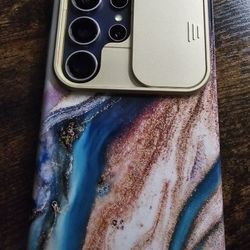 Galaxy S24 Ultra Phone CASE With Sliding Camera Cover