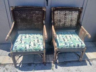 Rattan Captain Chairs need painted
