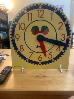 Judy Clock, color coded