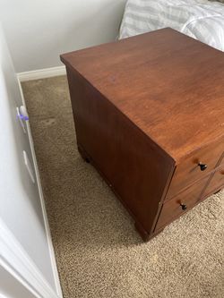 Set of 2 Apothecary-Style End Tables / Nightstands