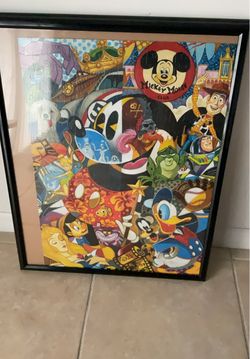 Disney Character Framed Puzzle