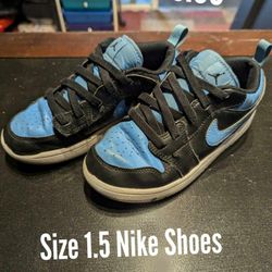 Boys Size 1.5 Nike Shoes