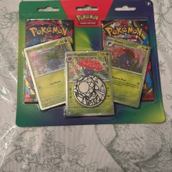 2 Pack Pokemon Packs With Bonus Cards And Coin!