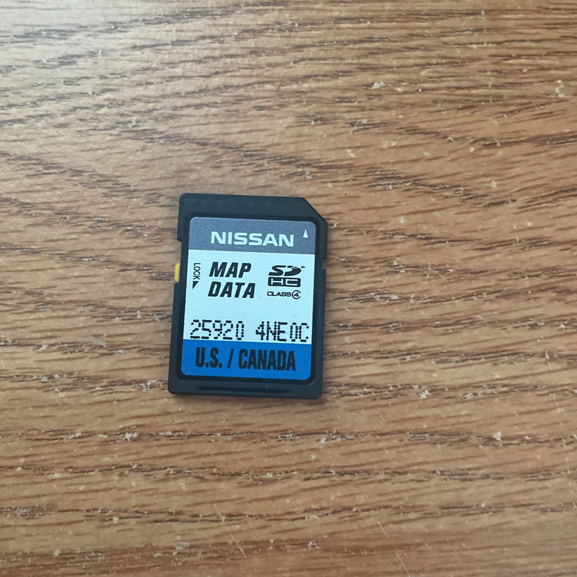Nissan Map Data SD