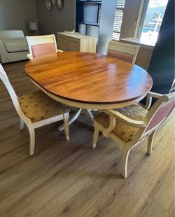 5 Piece Dining Set - Coastal / Farmhouse Style