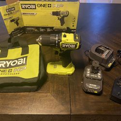 Ryobi Drill With Battery & Charger