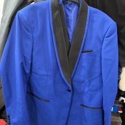 Blazer Men’s Royal Blue Size XL New 