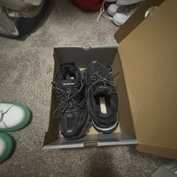 Balenciaga Black Track Runners 