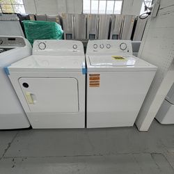 AMANA Set Washer And Dryer Electric 