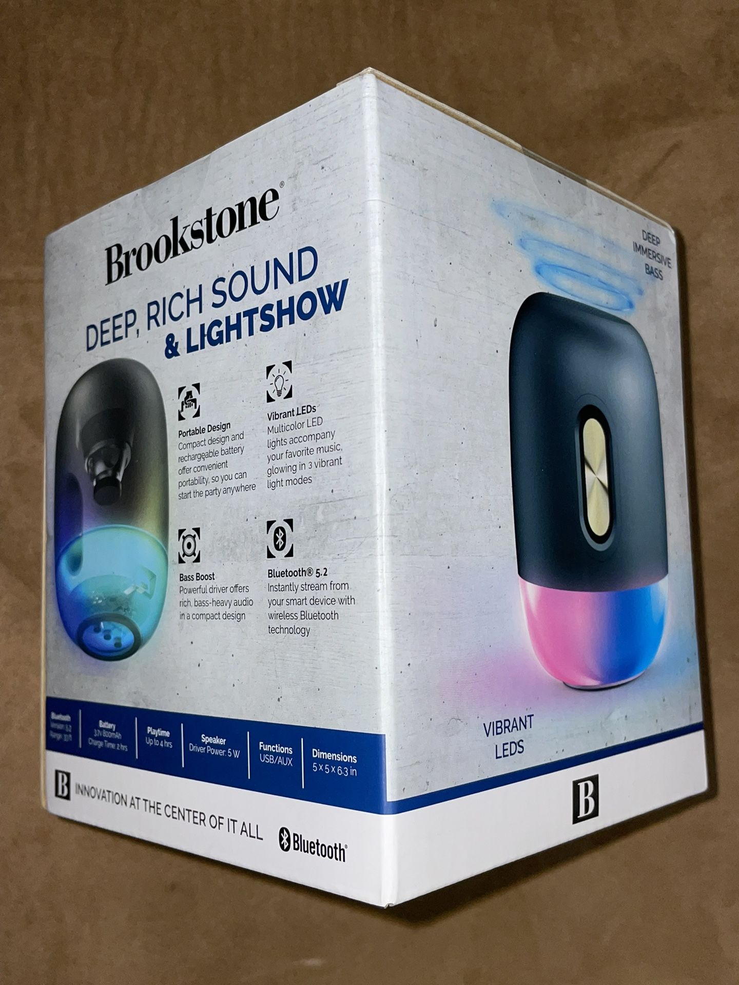 NEW ~ Brookstone BT. Speaker