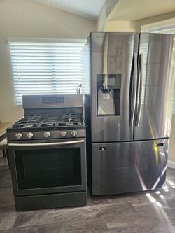Samsung fridge and stove