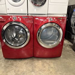 WHIRLPOOL XL CAPACITY WASHER DRYER ELECTRIC SET FREE DELIVERY 