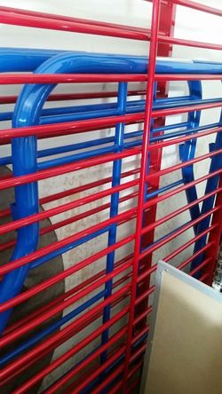 Rainbow Twin Over full Metal Bunk Bed