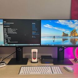 Dell 22in Widescreen Monitors (2) HDMI Dsub USB