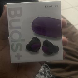 Purple And Black Samsung Buds