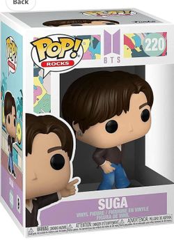 BTS Dynamite Suga Funko Pop Rocks Min Yoongi Figure #220