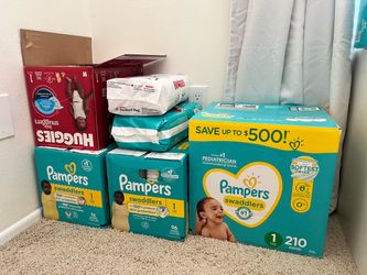 Size 1 diapers