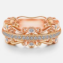 Pretty Rose Gold Filled Ring