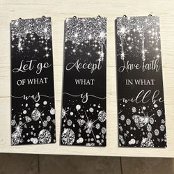 3-Piece Wall Art Decor Panels Home Decor