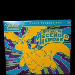 Pokemon TCG Mega Evolution ASCENDED HEROES Elite Trainer Box - BRAND NEW Sealed