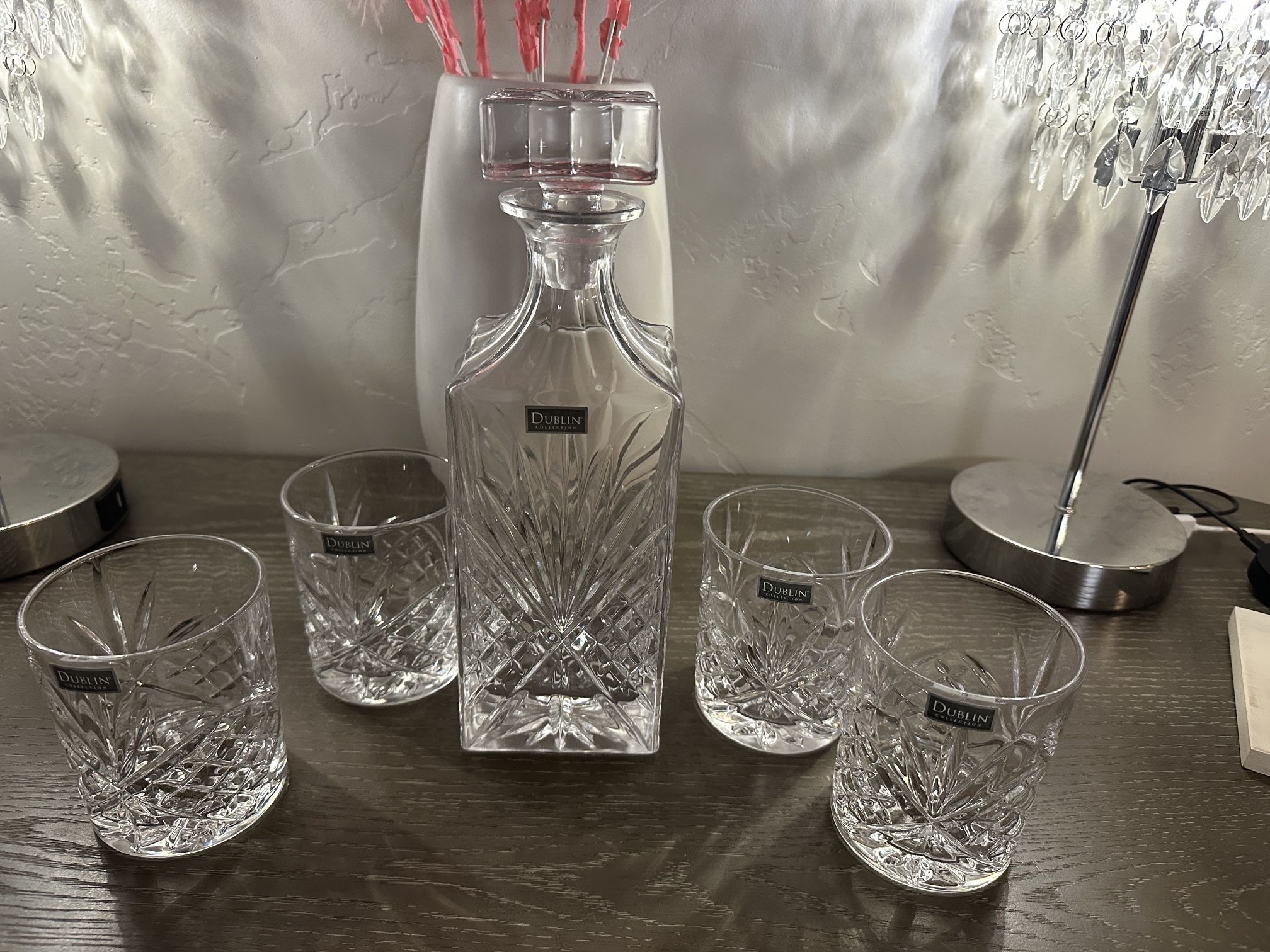 Crystal Whiskey Decanter Set – Perfect Christmas Gift