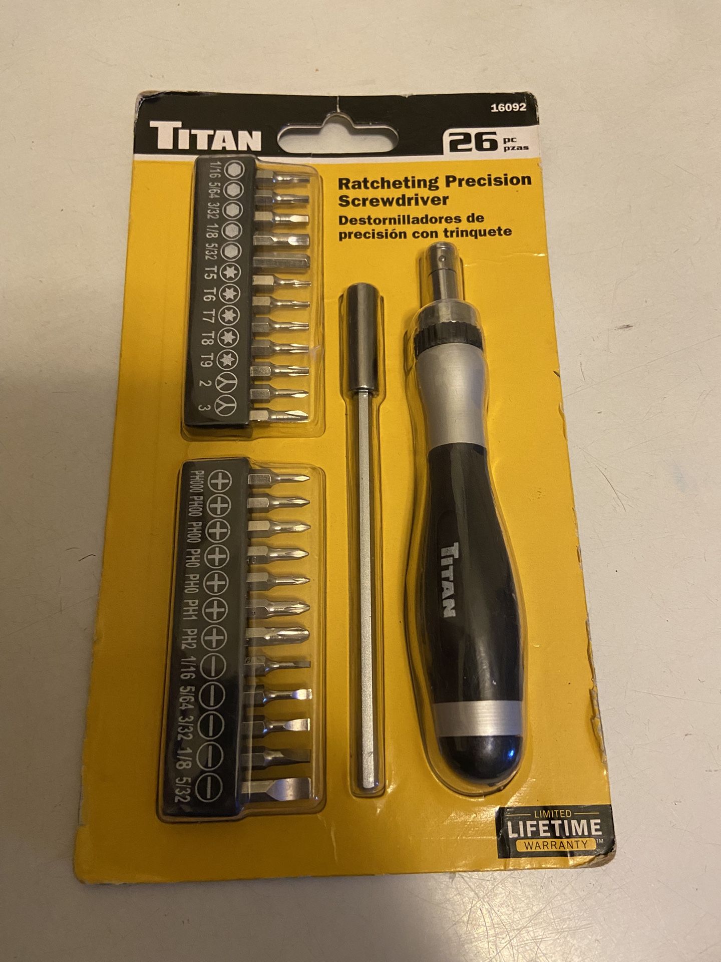 New Titan 26-Pc. Ratcheting Precision Screwdriver Set #16092, in Oviedo