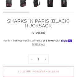 Limited Edition Sprayground Backpack (Sold Out Forever) 