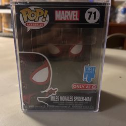 ✅ Funko Pop! Art Series Miles Morales Spider-Man #71 with Hard Case Sealed
