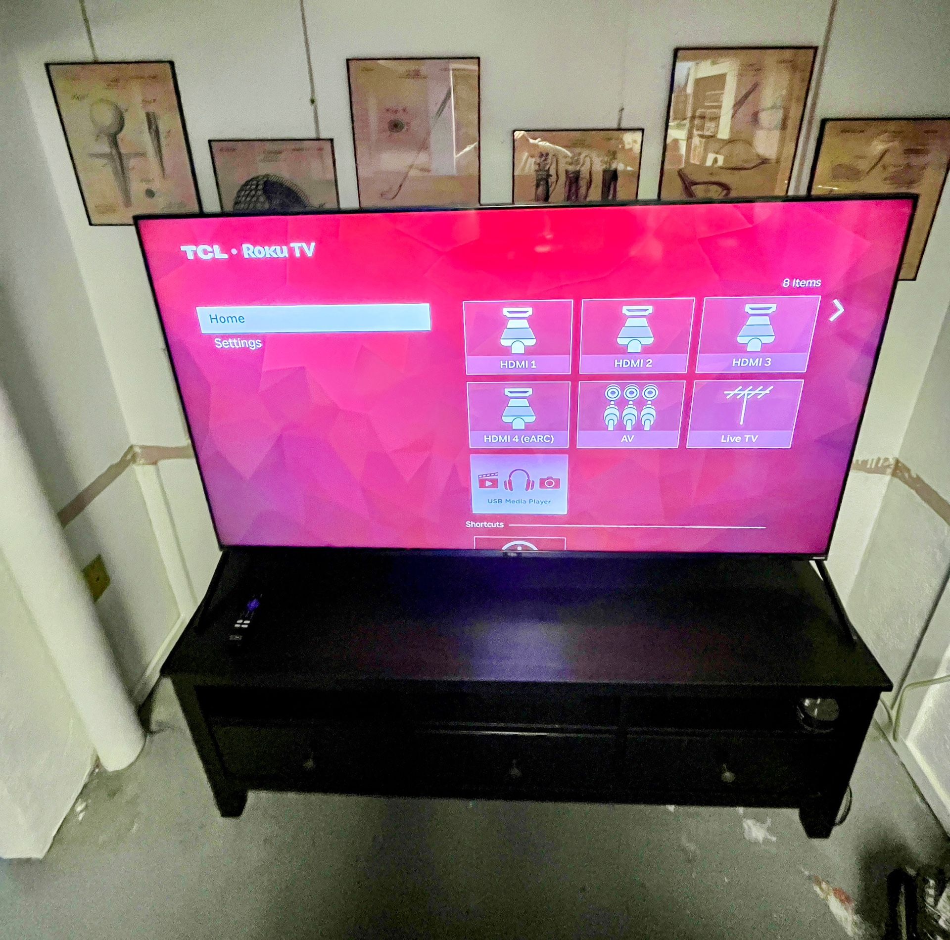 65in TCL Roku Smart TV