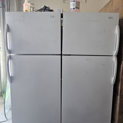 2 White Refrigerators For Sale, As Is/They Are