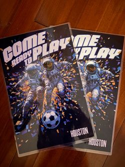 FIFA-Inspired Houston “Come Ready to Play” 11x17 Poster