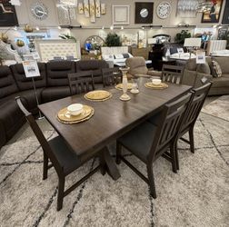 Dining Table With 6 Chairs 