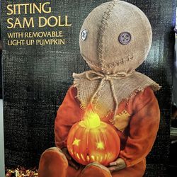 Light-Up Sitting Sam Doll - Trick 'r Treat
