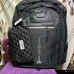 Sport Black Backpack
