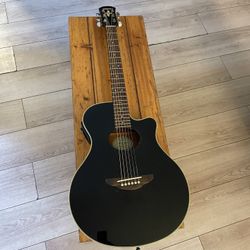 Yamaha APX-5A Black Acoustic Electric Guitar