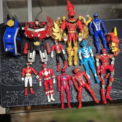 Power Rangers Mixed Lot Action Figures 