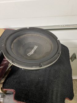 12” subwoofer