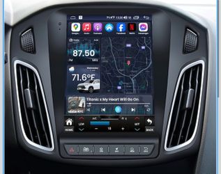 Android 13 Car Radio for Ford Focus - Hi-Res Sound, 8-Core 4+64G, 9.7” Touch Screen, CarPlay/Android Auto, GPS, 5G WiFi, BT5.0, DTS 5.1 Surround, Back
