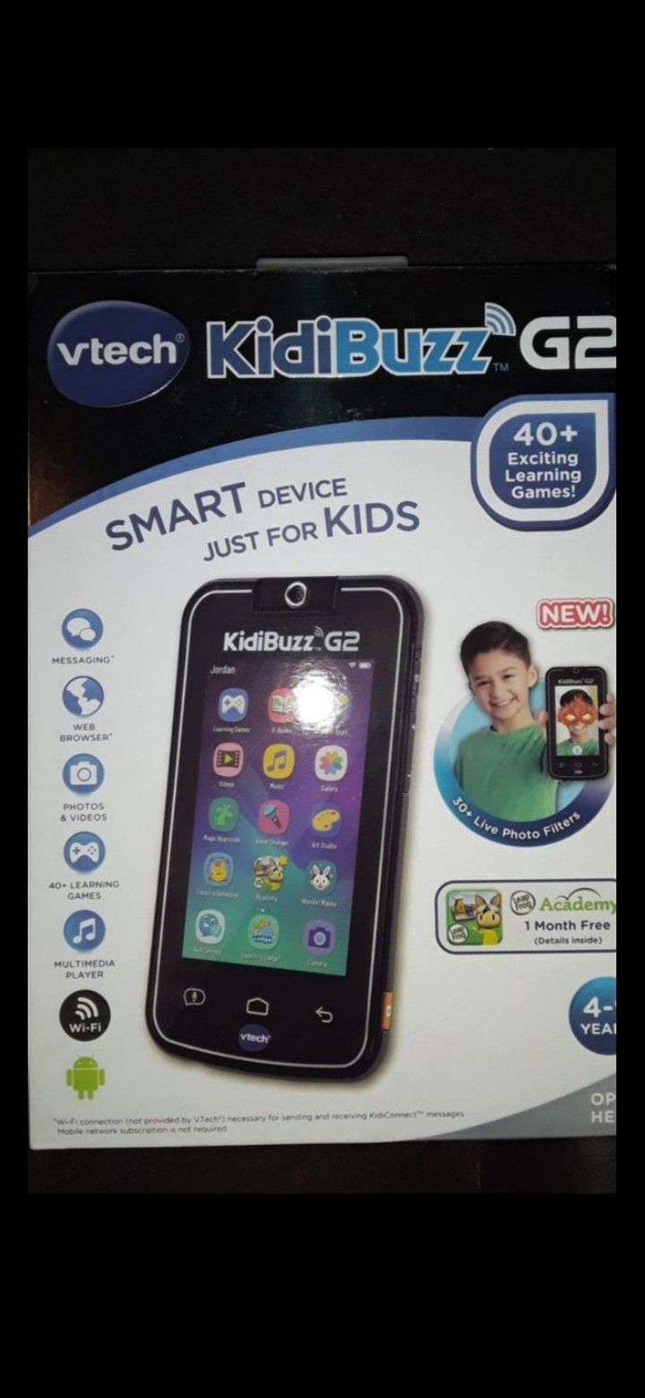 Vtech KidiBuzz G2 Smart Learning Device for kids BRAND NEW IN BOX Retails for $100