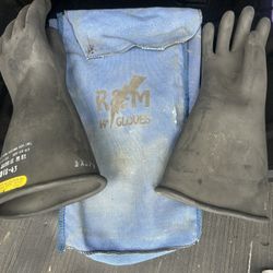 Salisbury electrical insulating rubber 14” gloves 