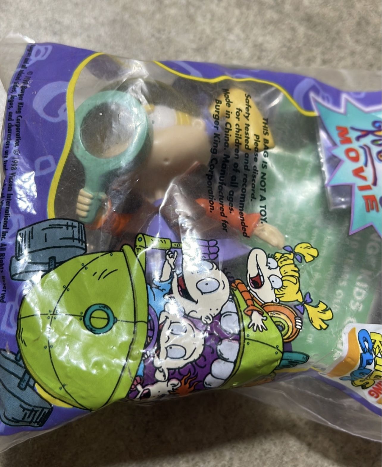 1998 Burger King Kids Meal Toy Nickelodeon Rugrats Movie Angelica the Detective
