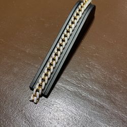 10K Diamond Miami Cuban Bracelet 