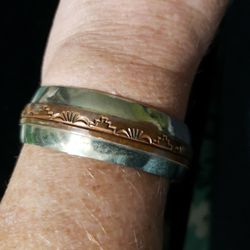 Vintage Cuff w/ Silver & Brass