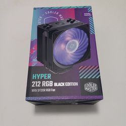 Cooler Master Hyper 212 RGB Black Edition CPU Air Cooler