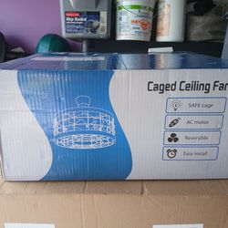 Cage Outdoors Ceiling Fan 