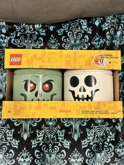 Lego Head Container Halloween Edition