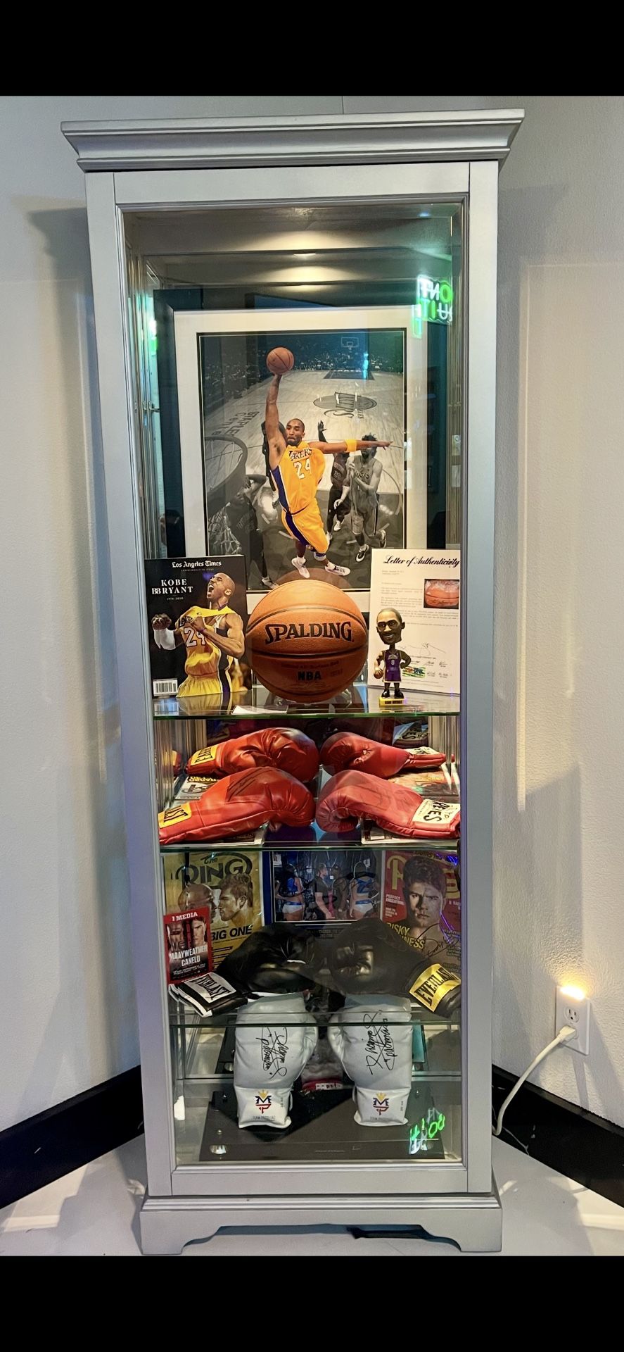 Pulaski  2 Sided Glass Door Opening Curio  Cabinet