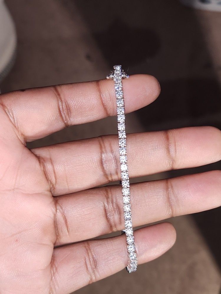 Moissanite Tennis Chain
