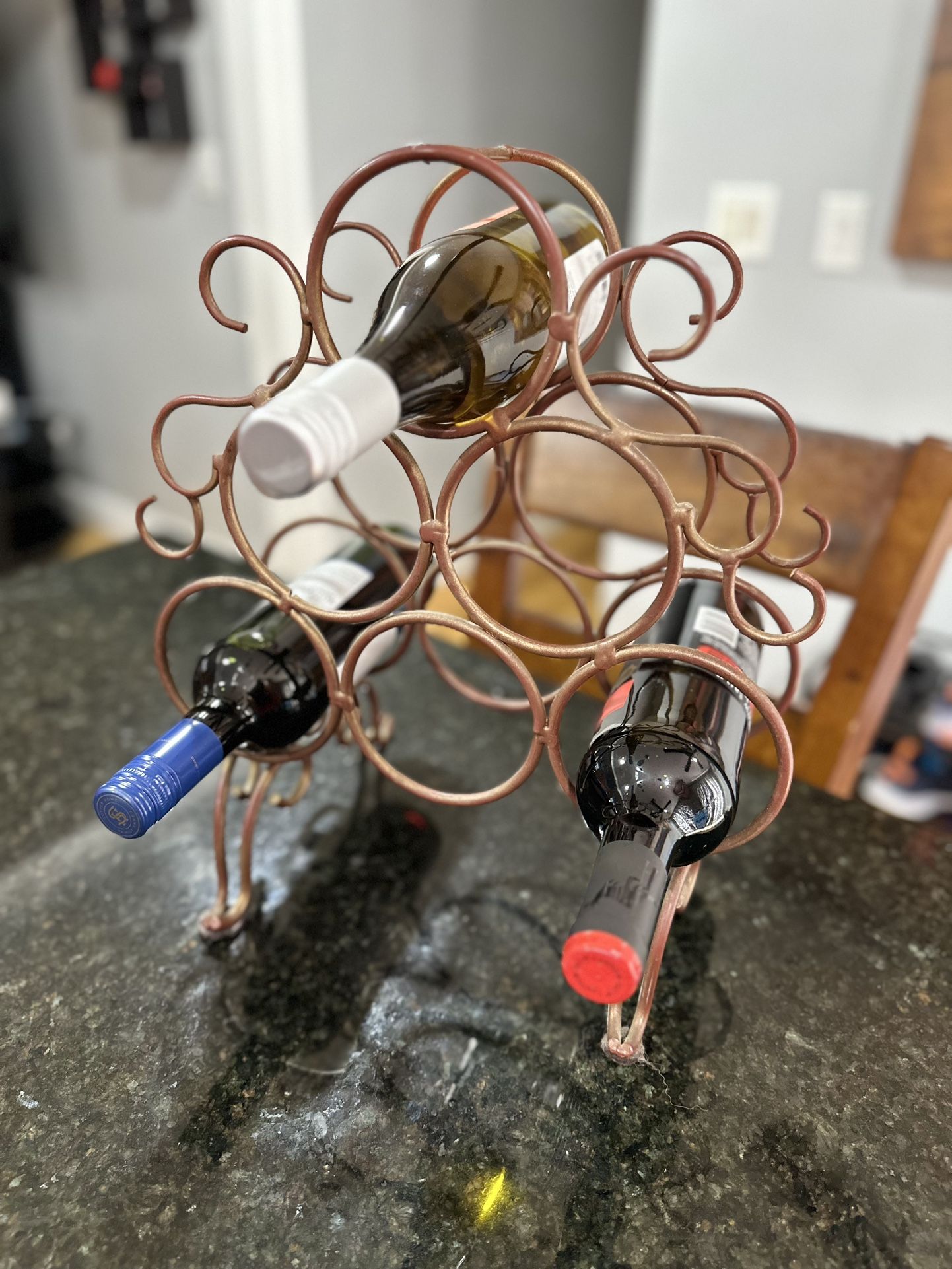 Vintage Wine Rack Counter Top