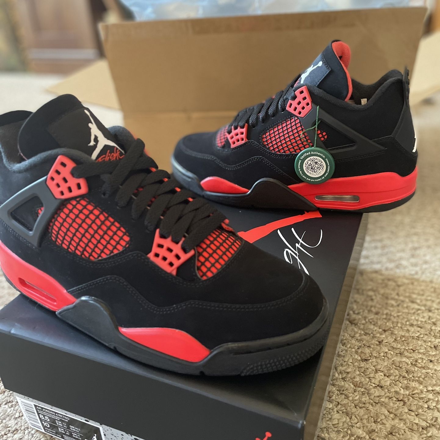 Air Jordan IV Red October by Noldo Customs 